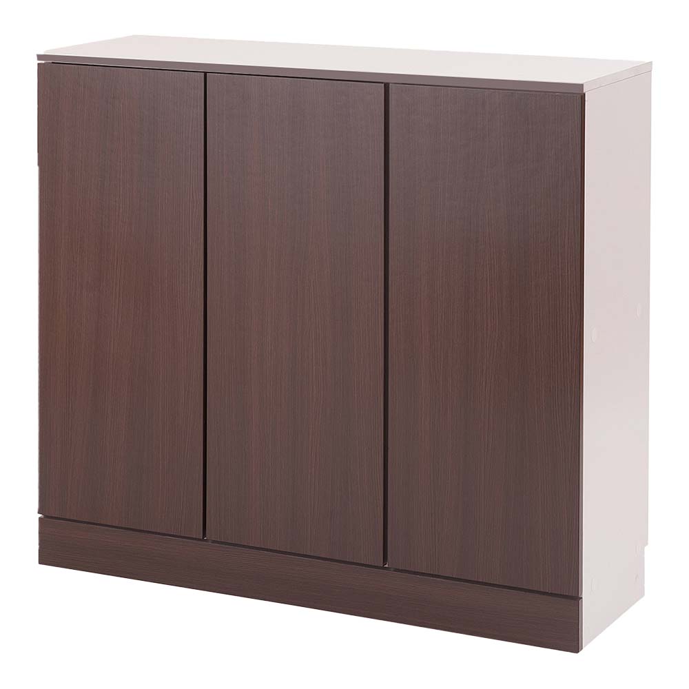 ファックス台 省スペースインテリア 寝具 収納 幅90cm 茶 Fax台 幅90cm 薄型 木製 スリム スリム 電話台 奥行30cm 省スペース コンパクト カウンター下 キッチン ダイニング リビング 開き扉 板戸 シンプル キッチンfncシリーズ カウンター下収納 扉幅90 ダークブラウン