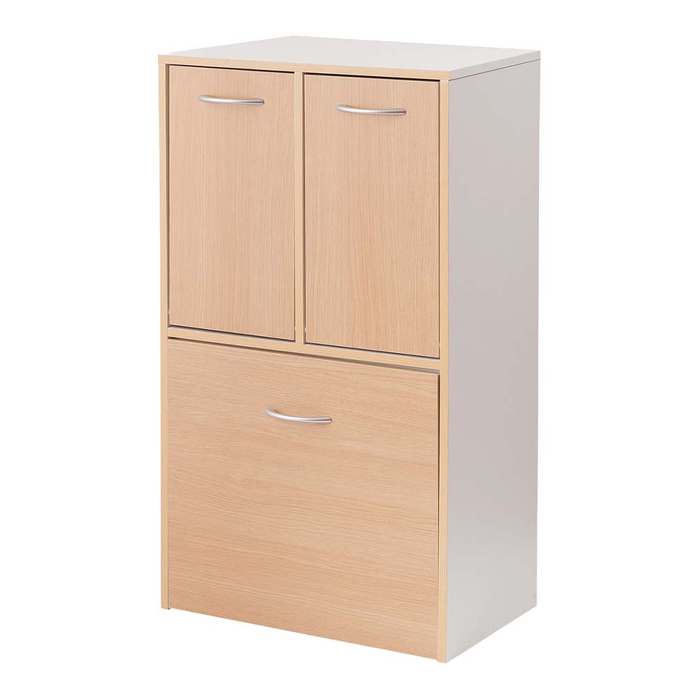 メーカー包装済 キッチンfncシリーズ ダスト 3分別 ナチュラル ゴミ箱 ごみ箱 ダストボックス ダストbox ダストbox分別ごみ箱 分別ゴミ箱 ベージュ 木製 3分別 三分別 キャスター付き 薄型 スリム 省スペース コンパクト ペール付 キッチン 分別用 史上最も激安