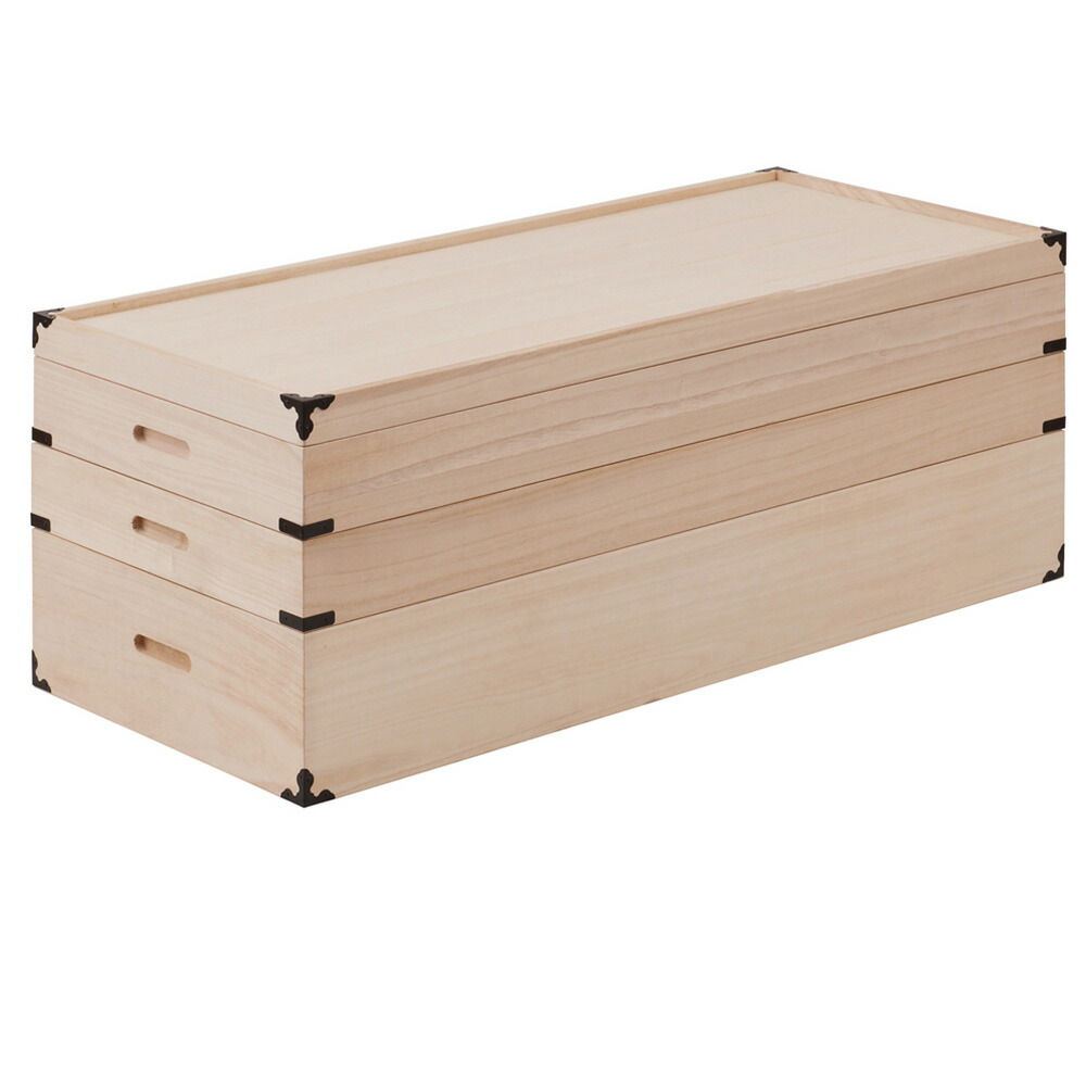 楽天市場】桐衣装箱 幅91シリーズ 3段 高さ33 隅金具付 衣装箱 衣装