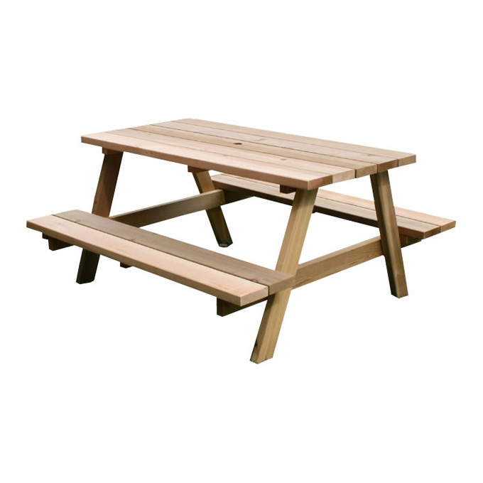 楽天市場 レッドシダーピクニックテーブル ガーデンテーブル