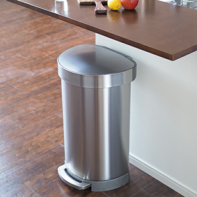 シンプルヒューマン ゴミ箱 おしゃれ 45l ステンレスゴミ箱 45リットル キッチンゴミ箱 Simplehuman ふた付き ダストボックス ごみ箱 生ゴミ 大容量 ペダル式 蓋付き ステンレスゴミ箱 オシャレ 台所 大型 生ごみ ふたつき セミラウン Neokimya Com