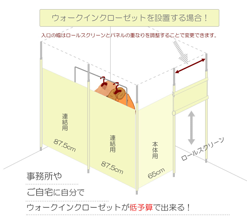 ケーブルボックス 幅87 5cm 突っ張り 日本製 間仕切り パーテーション おしゃれ アンティーク 連結用 パーティション つっぱり つっぱりパーテーション 突っ張りパーテーション 壁 仕切り 部屋 衝立 ついたて 突っ張りパーティション 目隠し 木製調 パネル オフィス