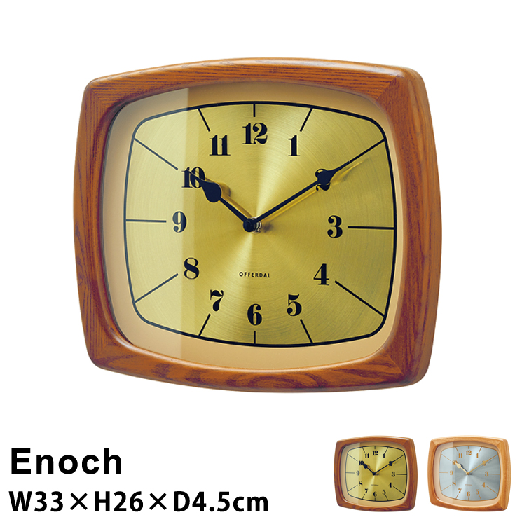 楽天市場 壁掛け時計 おしゃれ 掛け時計 Enoch イーノク