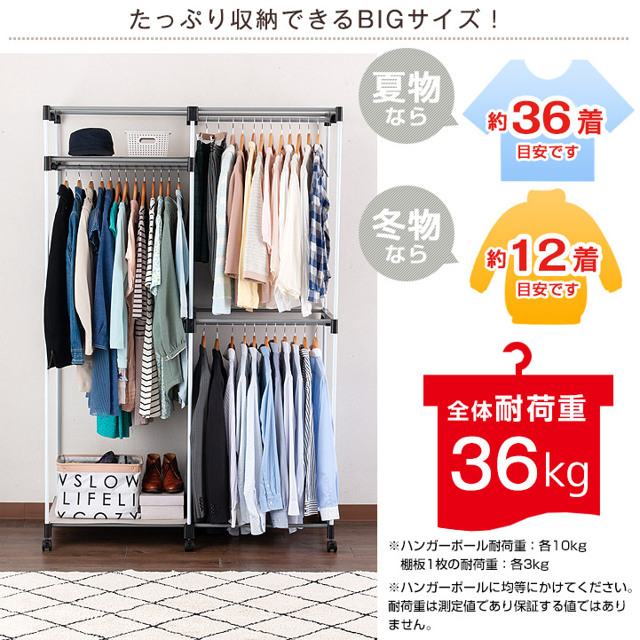 カバー付きハンガーラックchr-1250幅120奥行50高183cmモデルハンガーラック洋服掛け洋服かけコート掛け衣装ラックワードローブクローゼット業務用ロッカー