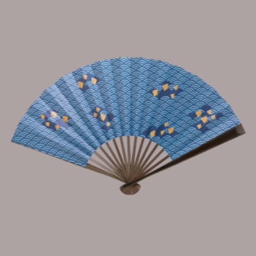 江戸風情扇子（7.5寸15間） 千鳥 まとめ買い10本