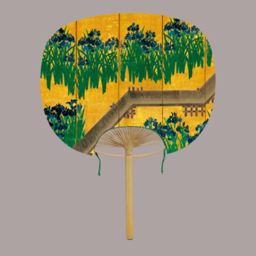 おあしバンブーうちわ 大和枠 八ッ架橋挿絵 まとめ買い10述作 2friendshotel Com