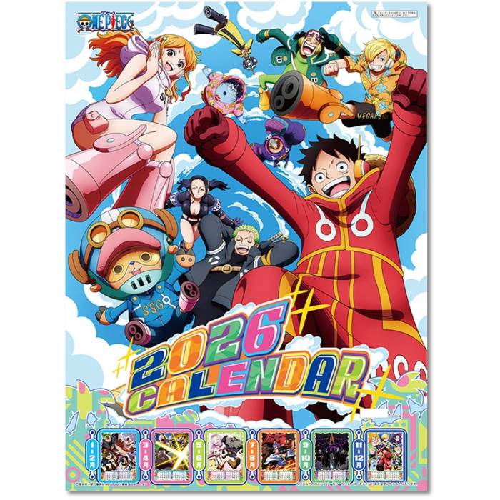 楽天市場】2026 Calendar ワンピース ONE PIECE 壁掛けカレンダー2026
