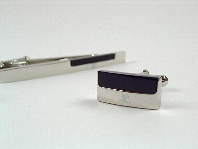 courreges(クレージュ)カフス&タイピンセット ct4006b-cc6006b【新品・正規品・送料無料】 ギフト |Import Rin Rin