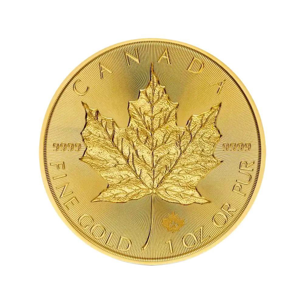 【未流通貨】 金貨 24金 メイプルリーフ金貨（チャールズ3世） 1オンス 1oz カナダ 2024年～ 金地金 純金 k24 24k メープル｜硬貨 コイン 貴金属