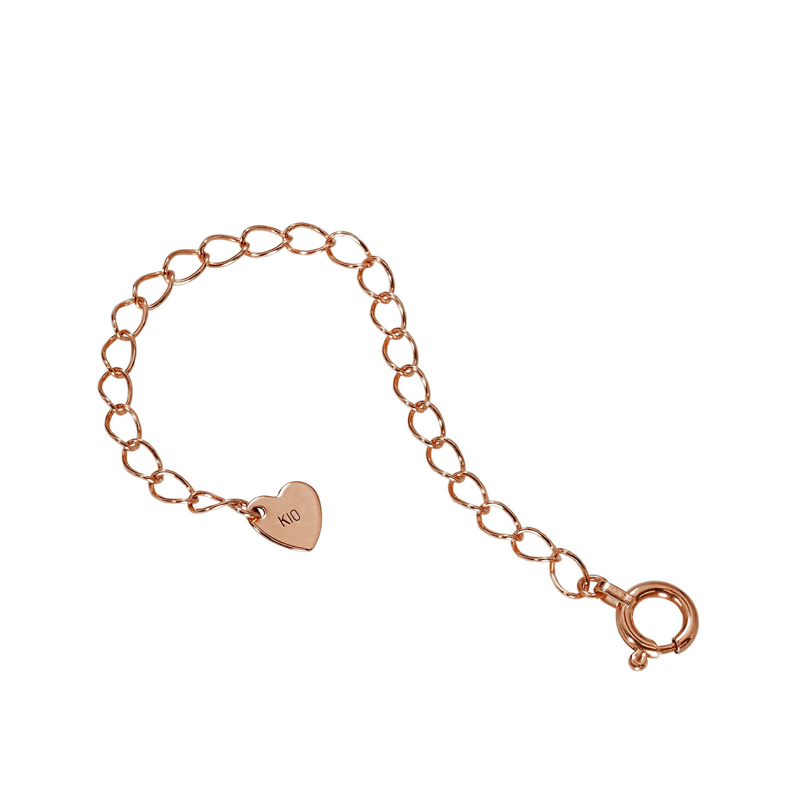 楽天市場】ネックレス用の延長アジャスター 10金 イエローゴールド 荒