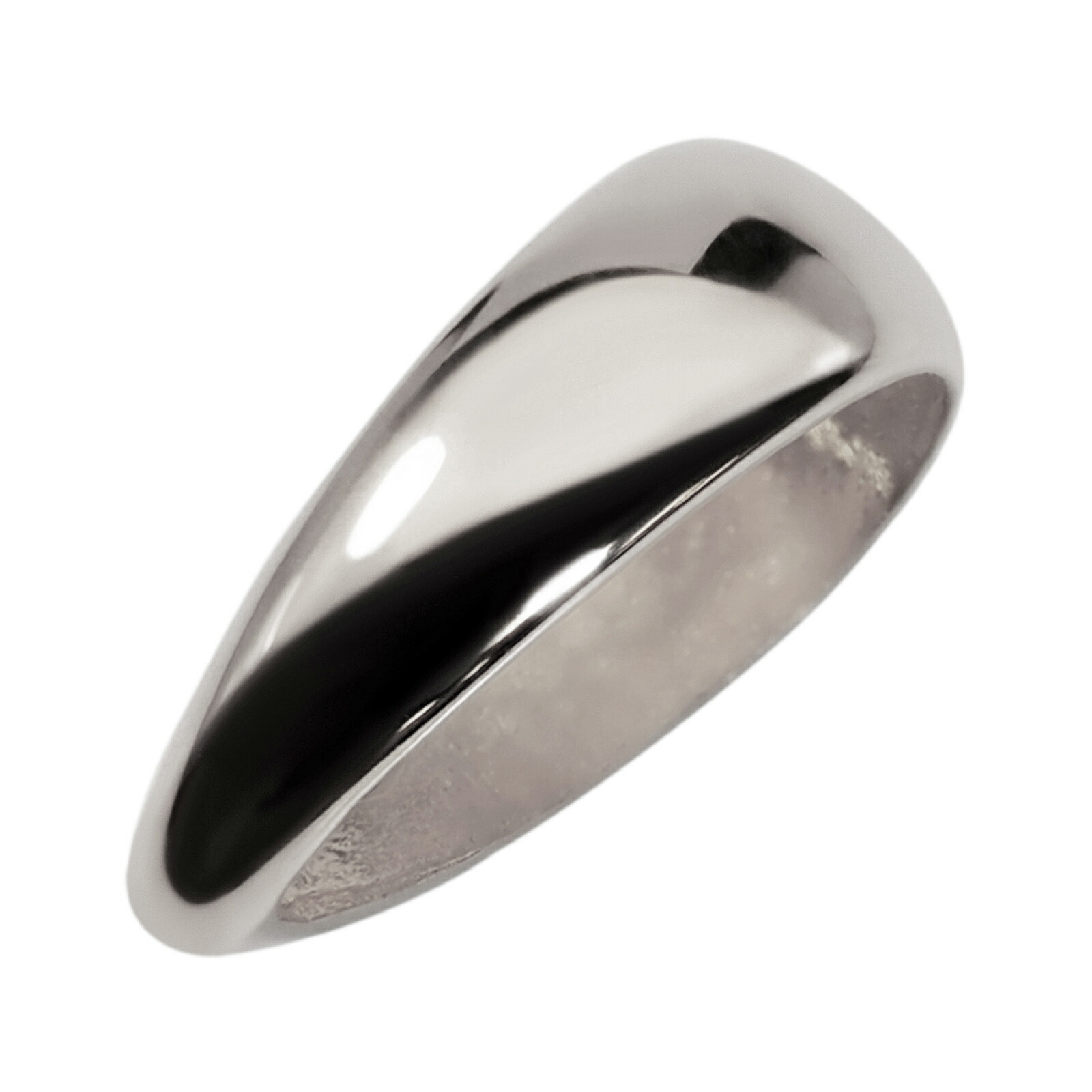 【1個売り】 バチカン 14金 ホワイトゴールド シンプルバチカン 縦5.8mm 横2.0mm ペンダントトップ用｜手芸用品 金具 飾り パーツ 部品 K14WG 14k 貴金属