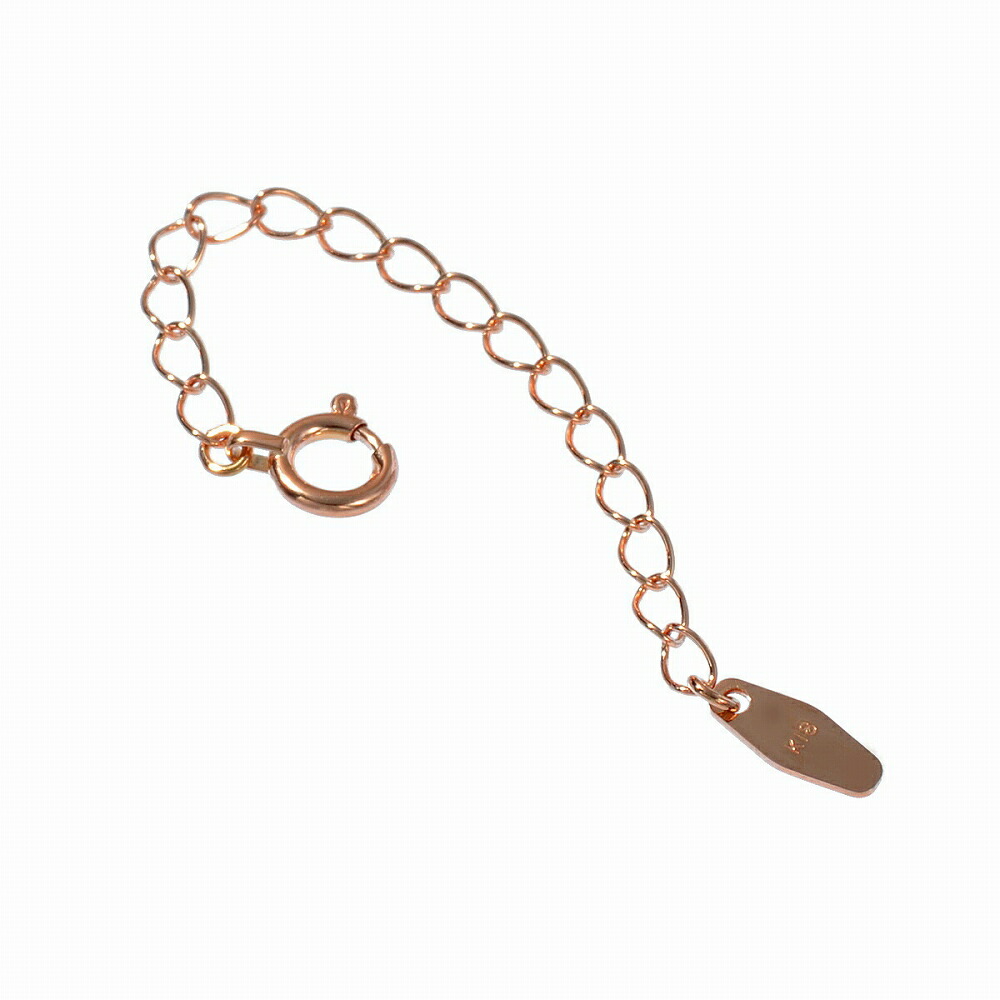 ネックレス用の延長アジャスター 18金 ピンクゴールド 荒喜平（シューホーン） 幅2.1mm 長さ5cm｜鎖 K18PG k18 18k 貴金属 ジュエリー レディース メンズ