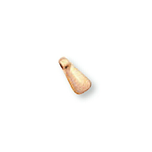 【1個売り】 エンドパーツ 18金 ピンクゴールド サンドイッチ金具 縦6.0mm 横2.5mm 留め具|手芸用品 金具 飾り パーツ 部品 K18PG k18 18k 貴金属