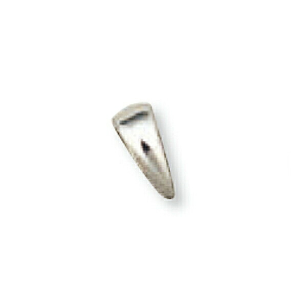 【1個売り】 バチカン 18金 ホワイトゴールド シンプルバチカン 縦8.0mm 横3.3mm ペンダントトップ用|手芸用品 金具 飾り パーツ 部品 K18WG k18 18k 貴金属