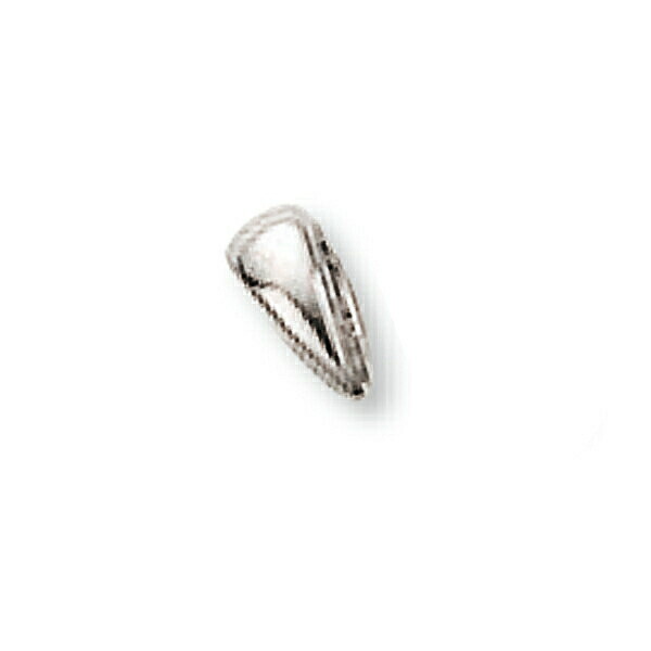 【1個売り】 バチカン 18金 ホワイトゴールド シンプルバチカン 縦8.8mm 横3.0mm ペンダントトップ用｜手芸用品 金具 飾り パーツ 部品 K18WG k18 18k 貴金属