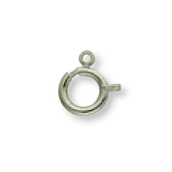【1個売り】 留め具 18金 ホワイトゴールド 石留め加工用引き輪 直径7.0mm ヒキワ クラスプ｜手芸用品 金具 飾り パーツ 部品 K18WG k18 18k 貴金属