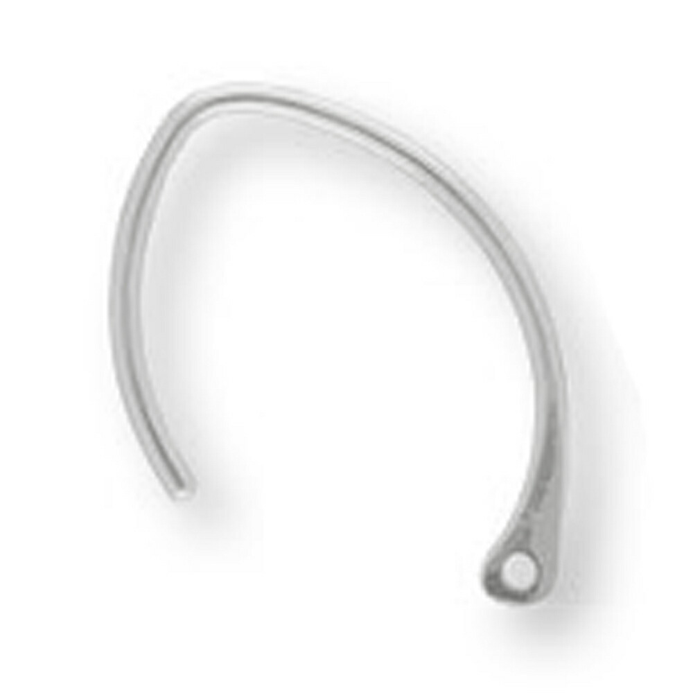 【1個売り】 ピアスパーツ 18金 ホワイトゴールド フックピアスパーツ スタイリッシュ 線径0.70mm 縦12.0mm|手芸用品 金具 飾り パーツ 部品 K18WG k18 18k 貴金属