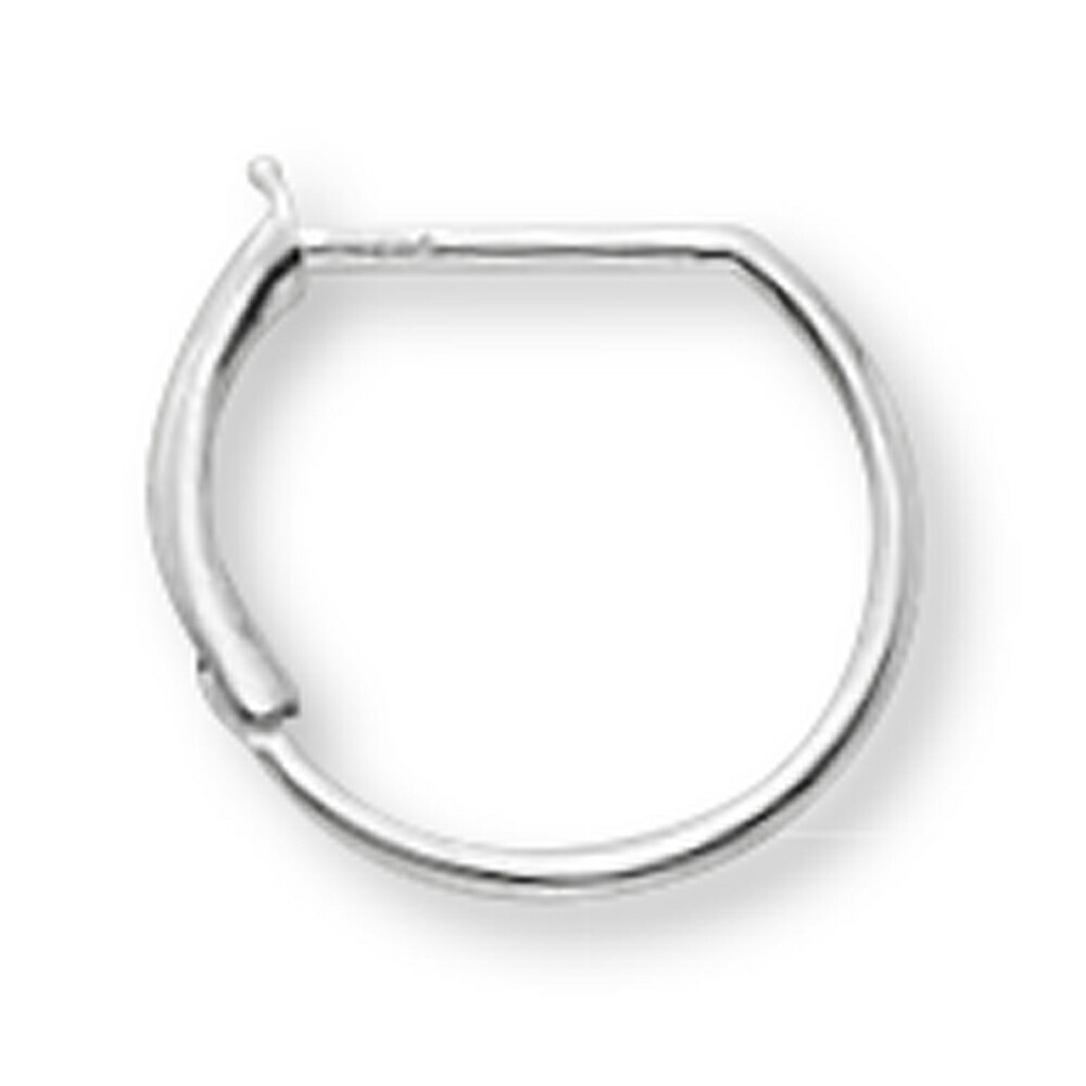 【バラ売り/1個】 ピアス 18金 ホワイトゴールド フープピアス ピアテール 直径12.0mm｜K18WG k18 18k 貴金属 ジュエリー レディース メンズ