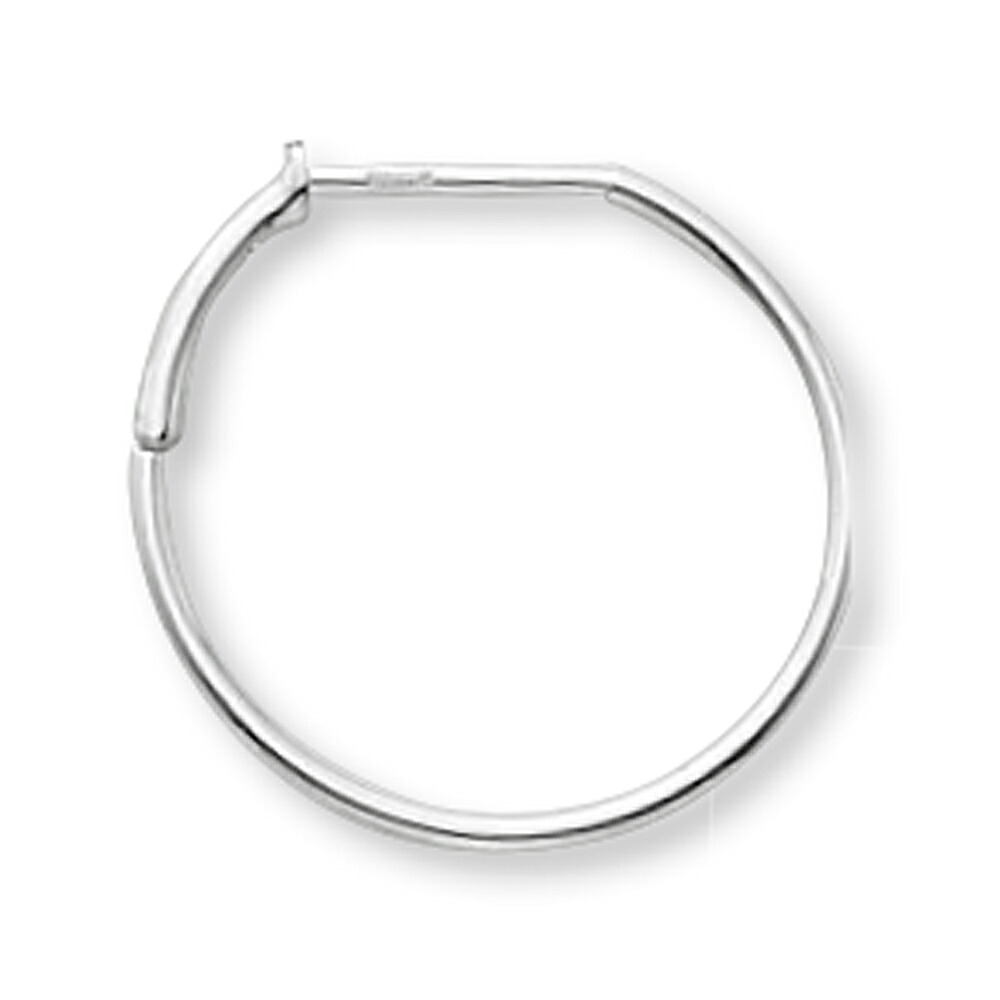 【バラ売り/1個】 ピアス 18金 ホワイトゴールド フープピアス ピアテール 直径20.0mm|K18WG k18 18k 貴金属 ジュエリー レディース メンズ|ジュエリー&ネックレス RUBBY