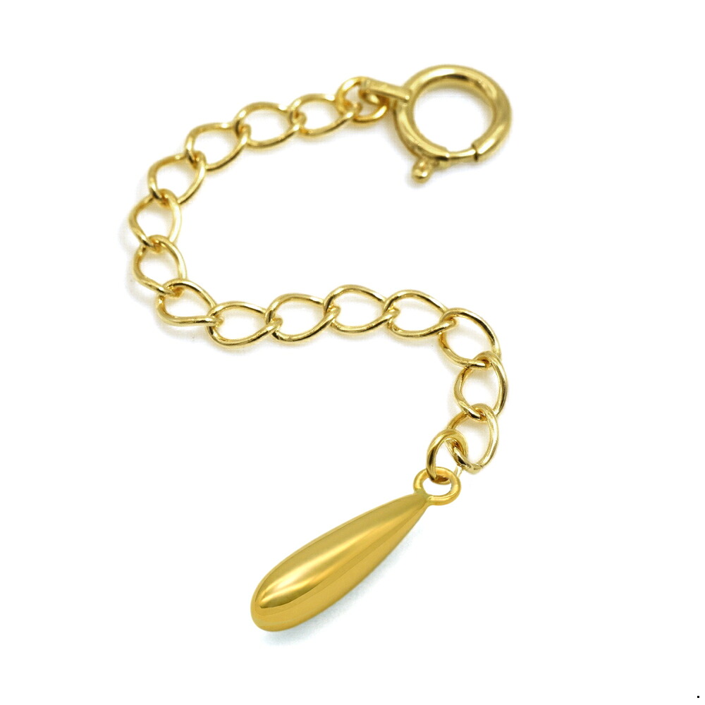 ネックレス用の延長アジャスター 18金 イエローゴールド 荒喜平（ティアドロップ/ロング） 幅2.6mm 長さ5cm/7cm/10cm｜鎖 K18YG k18 18k 貴金属 ジュエリー レディース メンズ 27,165円