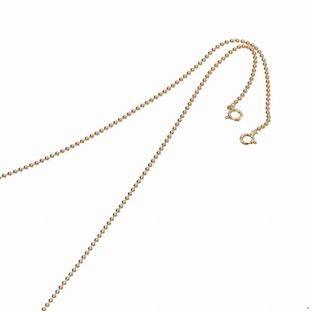 マスクチェーン 18金 イエローゴールド ボールチェーン 幅1.5mm 長さ70cm｜鎖 K18YG k18 18k 貴金属 ジュエリー レディース メンズ