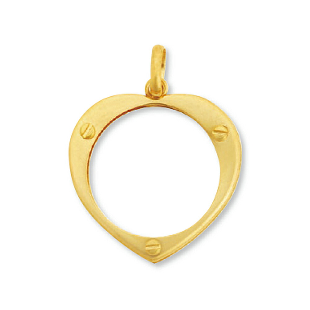 楽天市場】【1個売り】 コイン空枠パーツ 18金 イエローゴールド