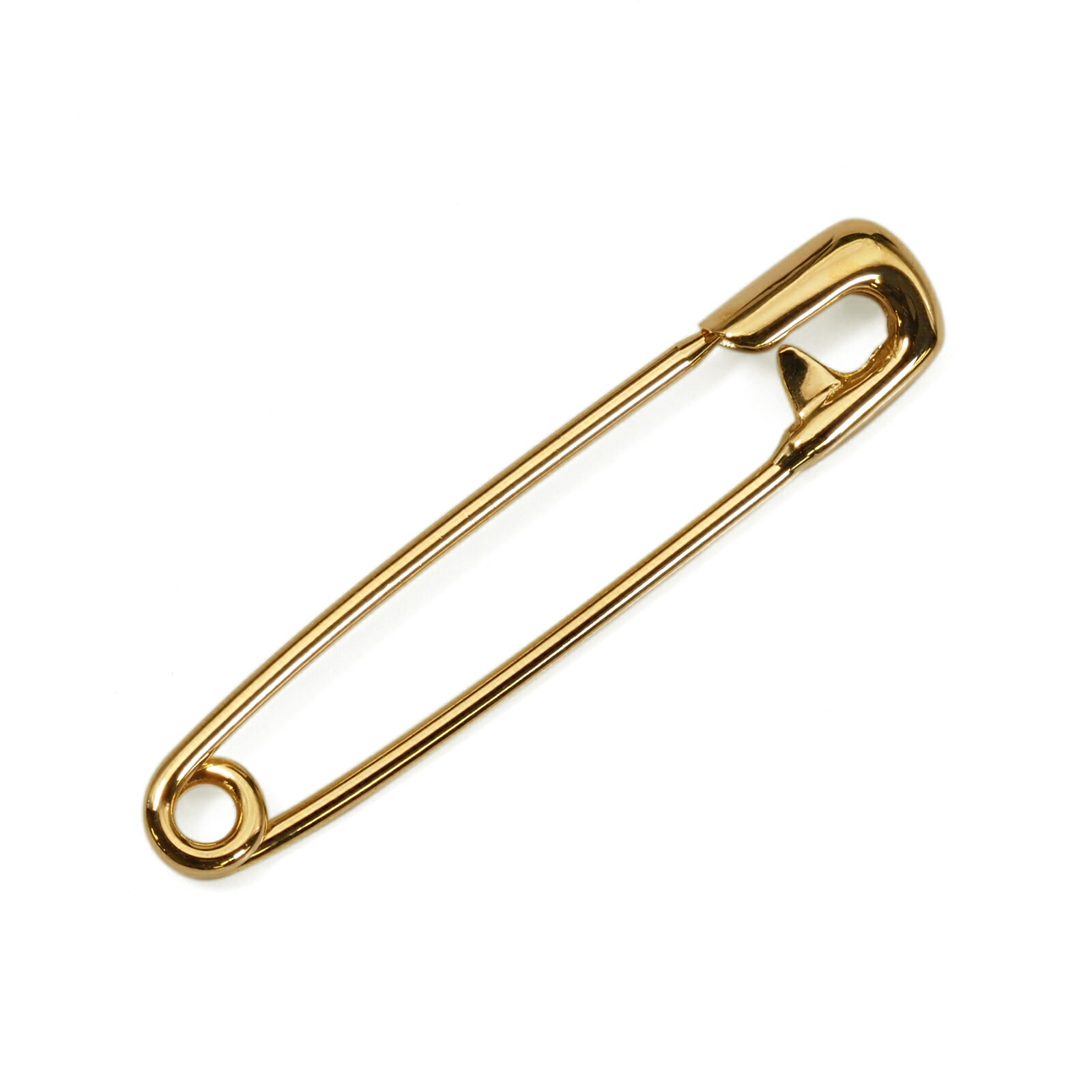 楽天市場】【1個売り】 安全ピン 18金 イエローゴールド ペンダント用
