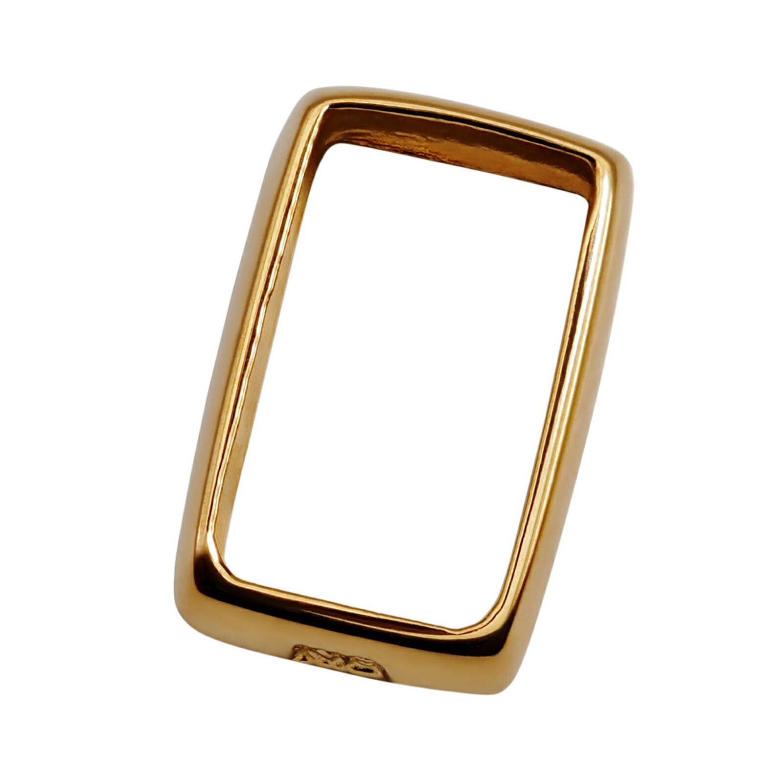 【1個売り】 バチカン 18金 イエローゴールド スクエア型バチカン 縦12.0mm 横3.0mm ペンダントトップ用｜手芸用品 金具 飾り パーツ 部品 K18YG k18 18k 貴金属｜ジュエリー＆ネックレス RUBBY