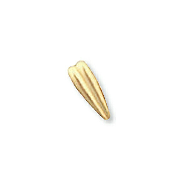 【1個売り】 バチカン 18金 イエローゴールド 溝入りバチカン 縦12.0mm 横4.1mm ペンダントトップ用｜手芸用品 金具 飾り パーツ 部品 K18YG k18 18k 貴金属