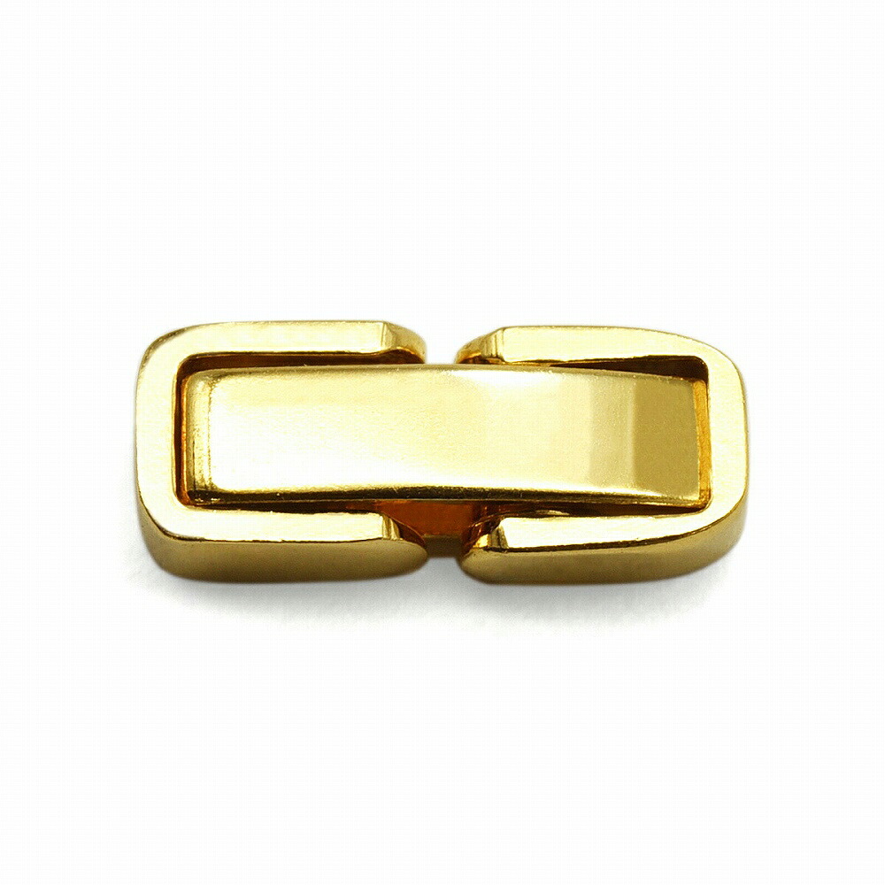 【1個売り】 留め具 18金 イエローゴールド 中折れ式留具 縦8.5mm 横3.5mm クラスプ|手芸用品 金具 飾り パーツ 部品 K18YG k18 18k 貴金属|ジュエリー&ネックレス RUBBY