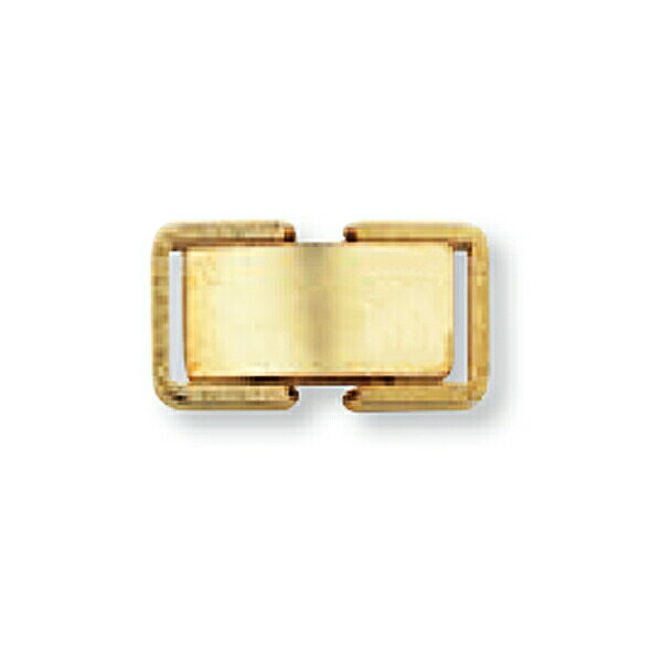 【1個売り】 留め具 18金 イエローゴールド 中折れ式留具 縦12.0mm 横6.0mm クラスプ｜手芸用品 金具 飾り パーツ 部品 K18YG k18 18k 貴金属