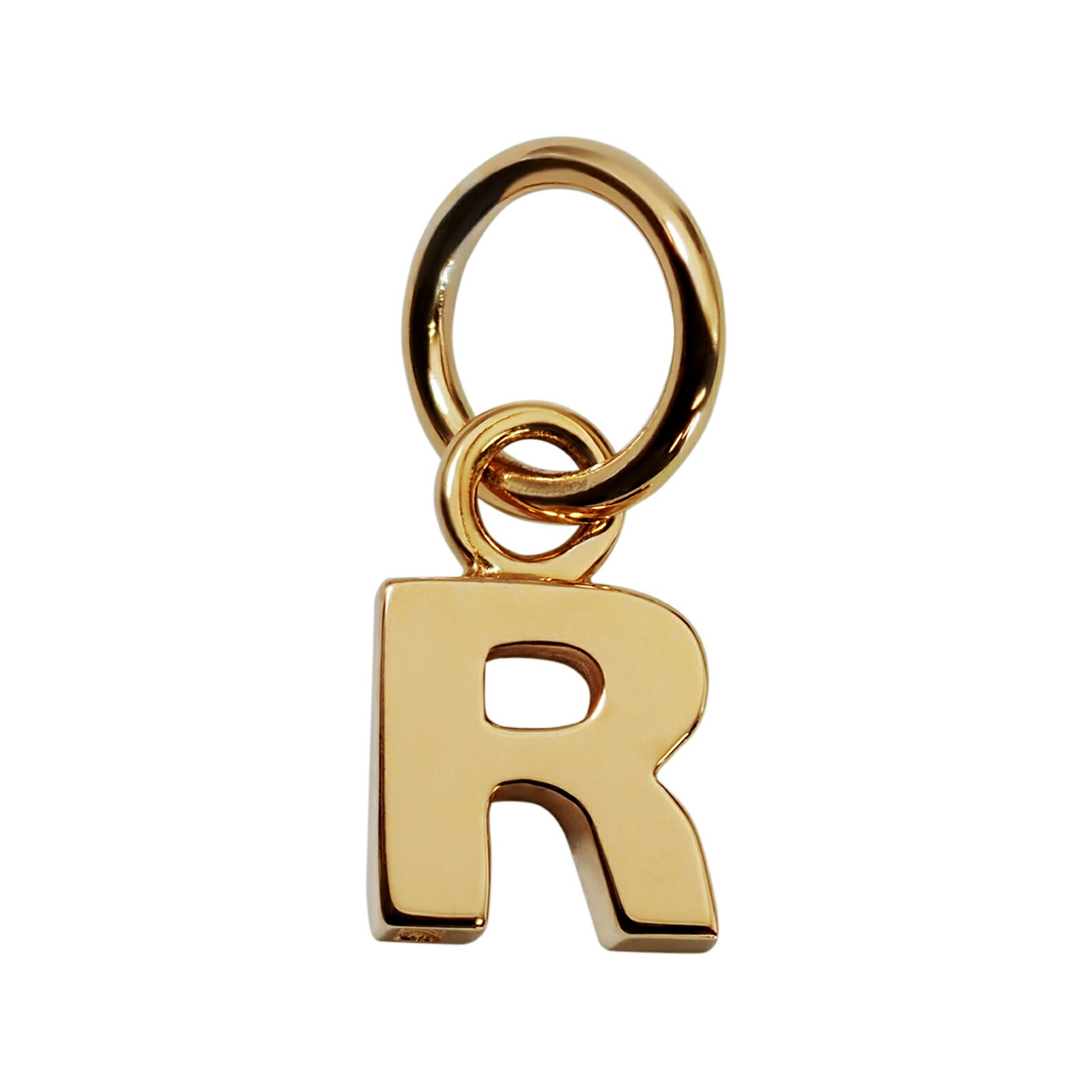 新品 未使用 K18YG イニシャル アルファベット ペンダント トップ R 楽天市場】ペンダントトップ 18金 イエローゴールド K