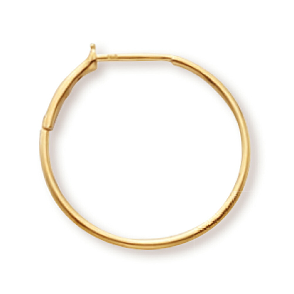 【バラ売り/1個】 ピアス 18金 イエローゴールド フープピアス ピアテール 直径20.0mm|K18YG k18 18k 貴金属 ジュエリー レディース メンズ|ジュエリー&ネックレス RUBBY