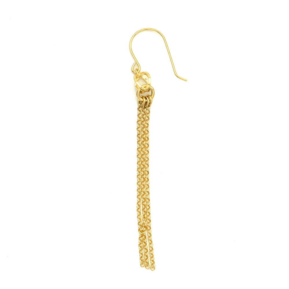 【バラ売り/1個】 ピアス 18金 イエローゴールド シンプルなフックピアス｜K18YG k18 18k 貴金属 ジュエリー レディース メンズ