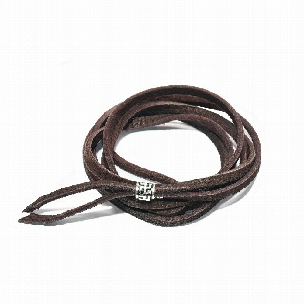 楽天市場】革紐 シカ紐 シルバー925 シルバービーズ付き鹿革ひも