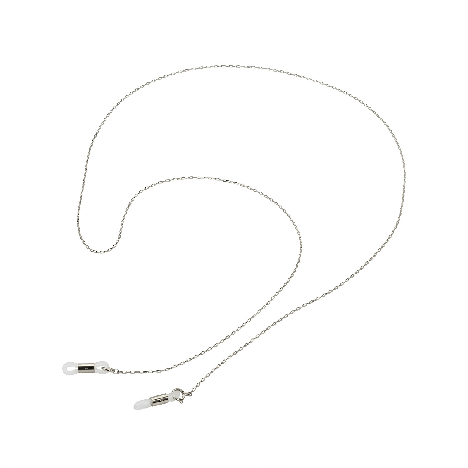 メガネチェーン PT850 プラチナ グリームカット入り4面カットロング小豆チェーン（筒型） 幅1.0mm 長さ70cm 眼鏡チェーン｜鎖 850pt 貴金属 ジュエリー レディース メンズ 42,392円
