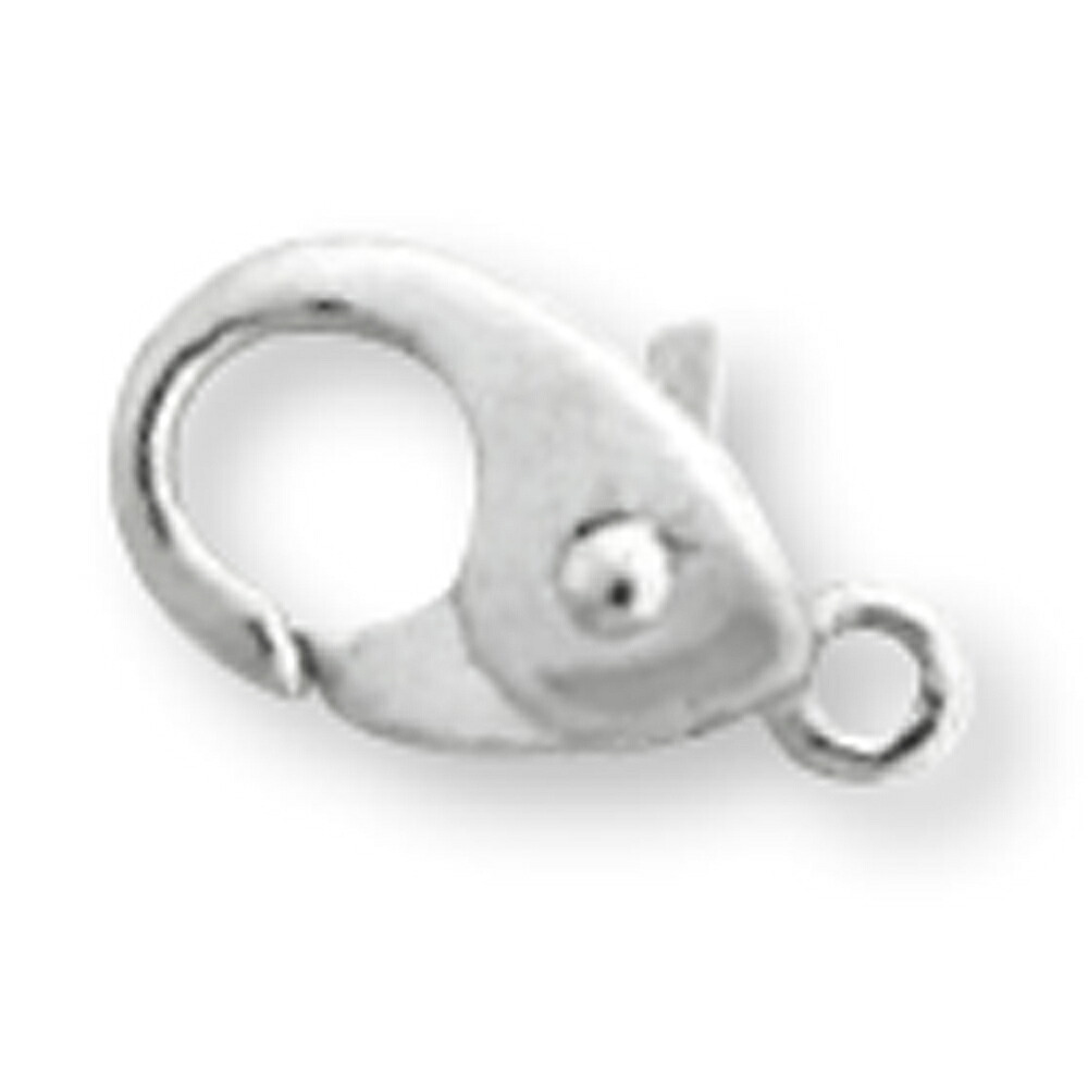 【1個売り】 留め具 PT850 プラチナ フック 縦9.5mm 横5.0mm カニカン カニ環 クラスプ｜手芸用品 金具 飾り パーツ 部品 850pt 貴金属