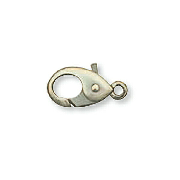 【1個売り】 留め具 PT850 プラチナ フック 縦14.0mm 横7.0mm カニカン カニ環 クラスプ｜手芸用品 金具 飾り パーツ 部品 850pt 貴金属