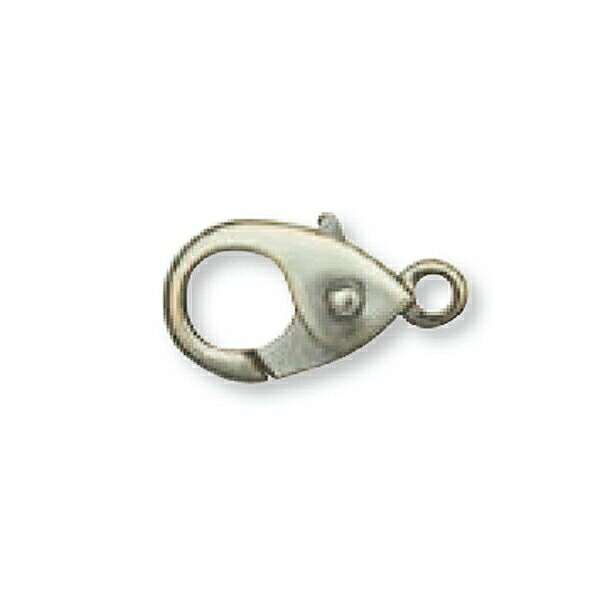 留め具 PT850 プラチナ フック 縦15.0mm 横8.0mm カニカン カニ環 クラスプ|手芸用品 金具 飾り パーツ 部品 850pt 貴金属