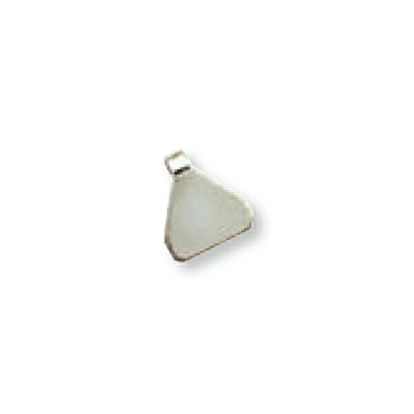 【1個売り】 エンドパーツ PT850 プラチナ サンドイッチ金具 縦7.0mm 横6.0mm 留め具|手芸用品 金具 飾り パーツ 部品 850pt 貴金属