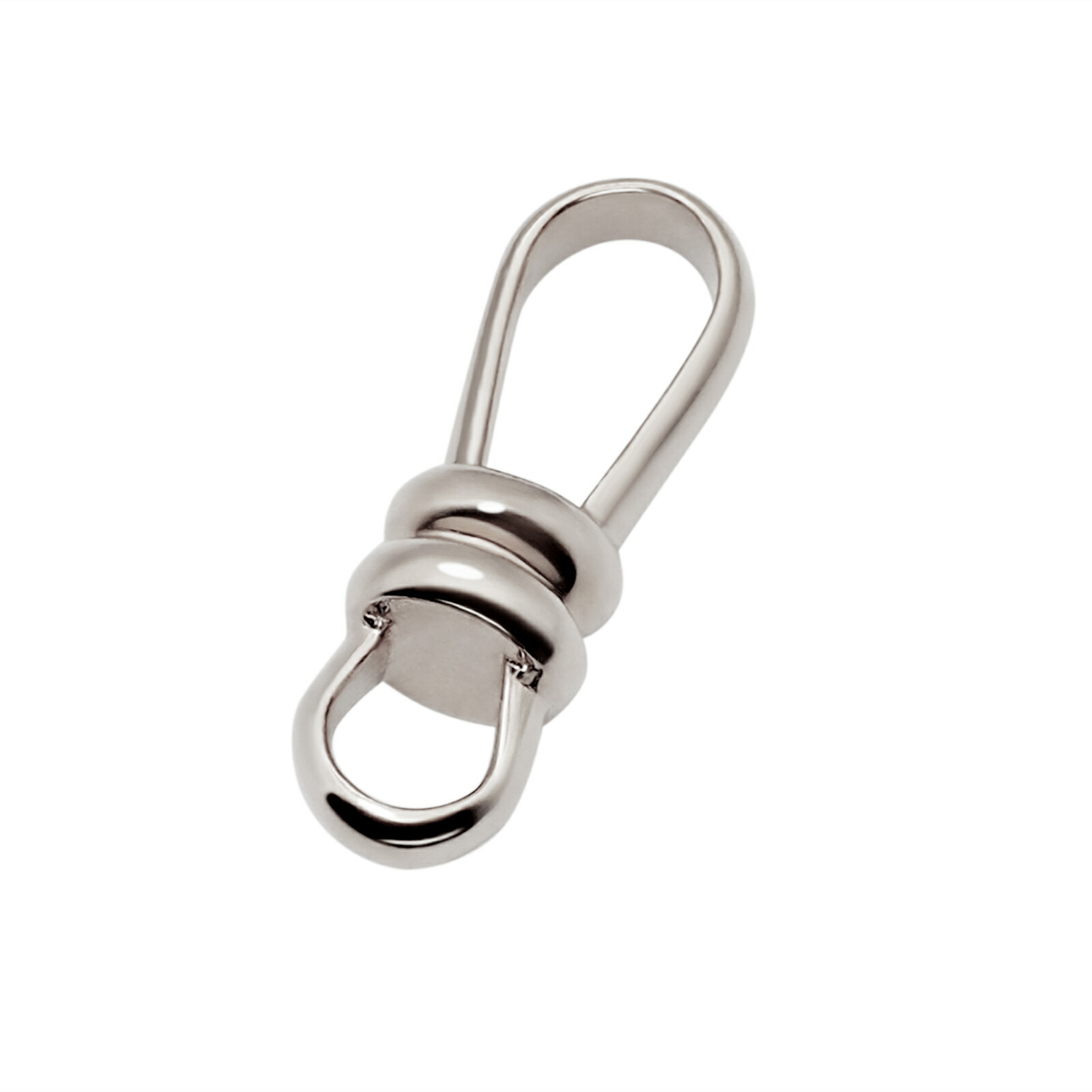 【1個売り】 エンドパーツ PT850 プラチナ フック受け金具 縦13.0mm 横4.0mm 留め具|手芸用品 金具 飾り パーツ 部品 850pt 貴金属