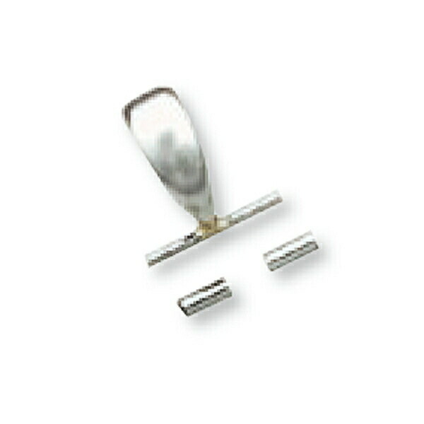 【1個売り】 バチカン PT900 プラチナ ブローチ用バチカン 縦10.0mm 横8.7mm ペンダントトップ用｜手芸用品 金具 飾り パーツ 部品 900pt 貴金属