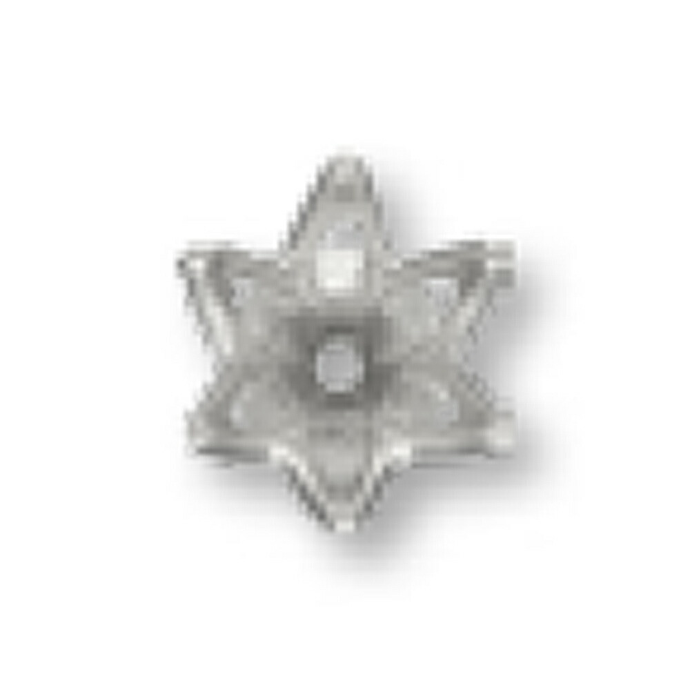 【1個売り】 石枠 PT900 プラチナ 6本爪底丸すかし空枠 0.2コンピュータ断層撮影法用 石座 基礎 シャトン｜手芸備品 金具 飾りつけ 部分品 部分品 900pt 貴金属
