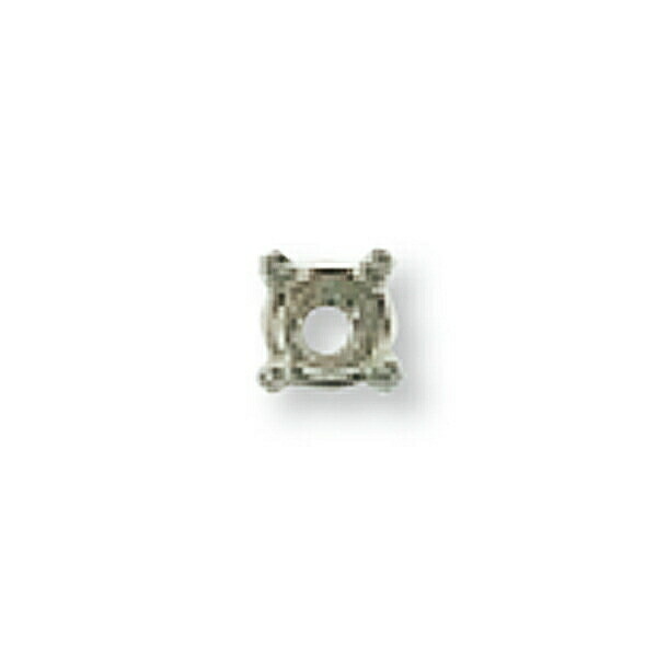 【1個売り】 石枠 PT900 プラチナ 窓あき4本爪空枠 2分石用 石座 台座 シャトン｜手芸用品 金具 飾り パーツ 部品 900pt 貴金属