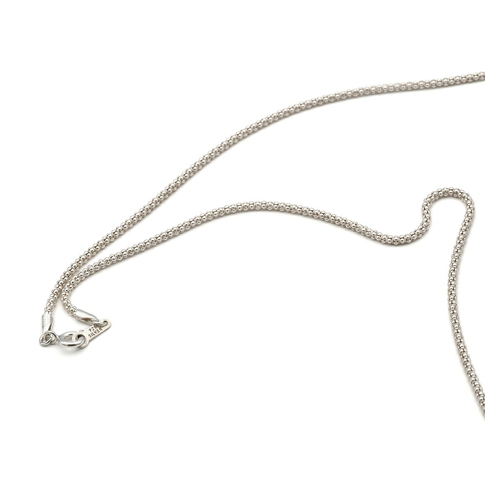 楽天市場】ネックレス チェーン シルバー925 ポップコーンチェーン 幅2.0mm 長さ90cm｜鎖 銀 Silver アクセサリー レディース メンズ  : ジュエリー＆ネックレス RUBBY