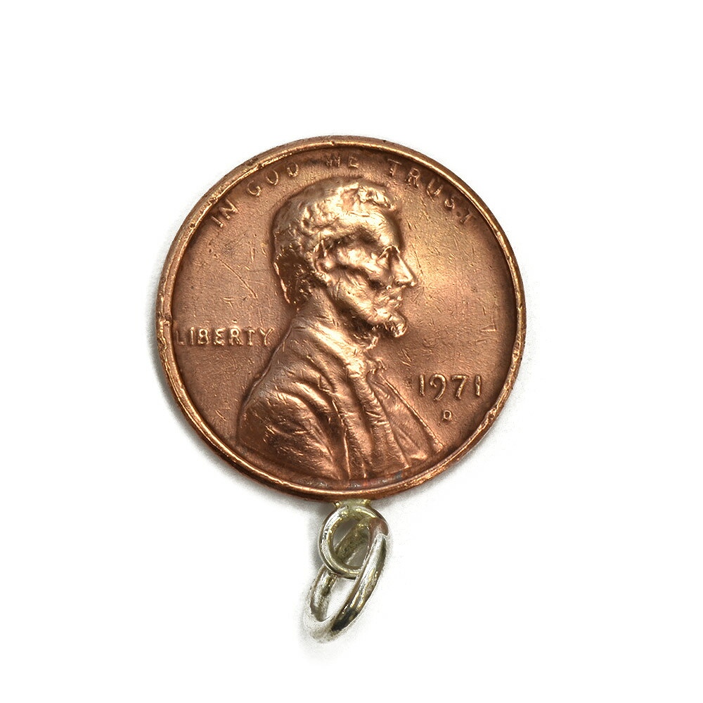 【楽天市場】ペンダントトップ シルバー925 アメリカ古銭使用 リンカーンメモリアルペニー1セント硬貨ペンダント 表面:記念館 裏面