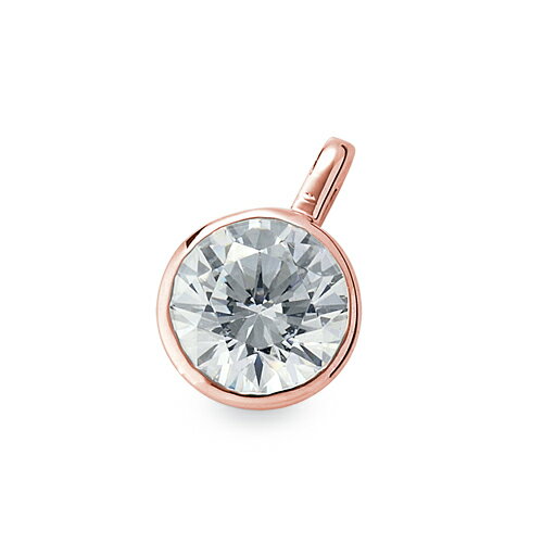 ペンダントトップ 18金 ピンクゴールド 天然石 一粒ペンダント 主石の直径約4.8mm ペンダントヘッドのみ｜K18PG k18 18k 貴金属 ジュエリー レディース メンズ