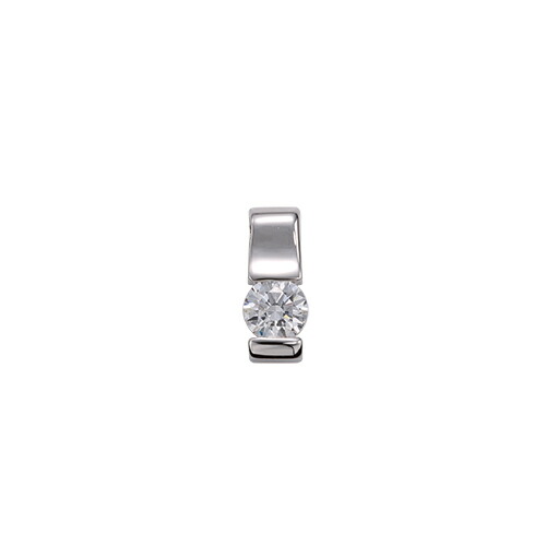 ペンダントトップ 18金 ホワイトゴールド 天然石 一粒ペンダント 主石の直径約3.0mm レール留め ペンダントヘッドのみ｜K18WG k18 18k 貴金属 ジュエリー レディース メンズ｜ジュエリー＆ネックレス RUBBY