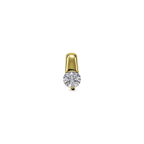 ペンダントトップ 18金 イエローゴールド 天然石 一粒ペンダント 主石の直径約3.8mm ペンダントヘッドのみ｜K18YG k18 18k 貴金属 ジュエリー レディース メンズ｜ジュエリー＆ネックレス RUBBY