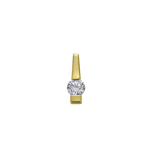 ペンダントトップ 18金 イエローゴールド 天然石 一粒ペンダント 主石の直径約3.0mm レール留め ペンダントヘッドのみ｜K18YG k18 18k 貴金属 ジュエリー レディース メンズ